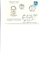 Romania - Occasional Env.1990 -The First Philatelic Salon Of Ieseni, Iasi 1990 - Th. Lupu, Romanian Cellist And Composer - Marcophilie