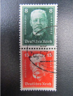 DR-ZD Nr. S36, 1927, Hindenburg, Gestempelt, Mi 40€  *DEL332* - Cuadernillos & Se-tenant