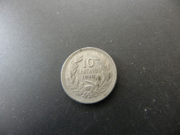 Chile 10 Centavos 1940 - Cile