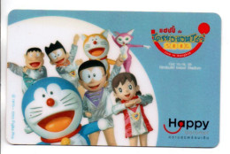 Chat Doraemon Cat BD Katze Comics  Carte Prépayée Thaïlande Card  (salon 562) - Tailandia