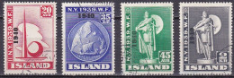 IS041 – ISLANDE – ICELAND – 1940 – NEW-YORK WORLD FAIR OVERP.– SG # 257/60 USED 680 € - Usados