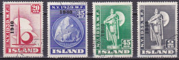 IS041 – ISLANDE – ICELAND – 1940 – NEW-YORK WORLD FAIR OVERP.– SG # 257/60 USED 680 € - Oblitérés