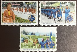 St Lucia 2000 Girl Guides Anniversary MNH - St.Lucie (1979-...)