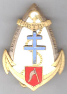 BTB. Bataillon De Tirailleurs De Brazaville. émail Grand Feu, Drago.1196. - Esercito