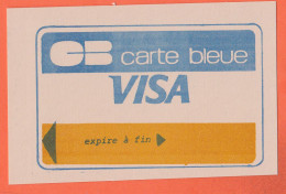7252 / ⭐ ♥️  Rare CB Carte Bleue VISA Carte Vierge SPECIMEN 1980s Dictatique Carton PTT Instruction LA POSTE - Other & Unclassified