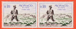 7290 / ⭐ Paire Monaco 1960 Timbre-Taxe 0.10 Messager XVe XVIe Siècle Yvert Y-T N° 59 LUXE MNH**  - Portomarken