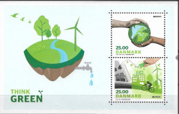 2016  Dänemark Danmark Mi. Bl. 63**MNH Europa "think Green " - 2016