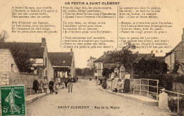 SAINT CLÉMENT  Rue De La Mairie. Un Festin à Saint-Clément - Saint Clement