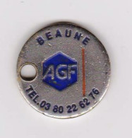 Jeton De Caddie " BEAUNE - AGF " Assurance (A)_Je217 - Einkaufswagen-Chips (EKW)
