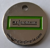 Jeton De Caddie - Jardinerie - Ma Jardinerie - En Métal - (1) - - Trolley Token/Shopping Trolley Chip