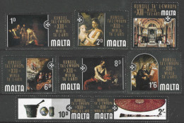 Malta. 1970 13th Council Of Europe Art Exhibition. MH Complete Set. SG 430-437. M3032L - Malta