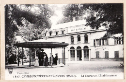 15787 ● CHARBONNIERES-LES-BAINS Rhône La Source Et Buvette De L'Etablissement 1910s Editeur FAYE 1873 - Charbonniere Les Bains