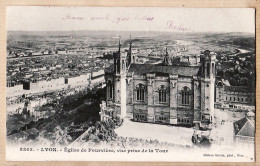 15762 ● Edition GILETTA 8363 -LYON V Rhone Eglise FOURVIERE Vue Prise De La TOUR 1903 à GINESTOUS Belley - Lyon 5