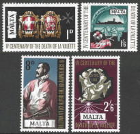 Malta. 1968 4th Death Centenary Of Grand Master La Valette. MH Complete Set. SG 430-437. M3033 - Malta