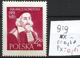 POLOGNE 919 ** Côte 0.50 € - Ongebruikt