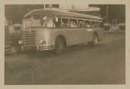 Autobus Ancien De Marque Type Modèle ? Autocar Car Bus * Baden Baden * Photo Ancienne 10.2x7cm - Autobus & Pullman