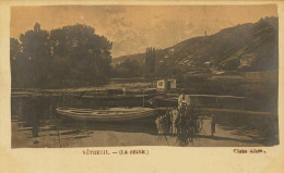 Vétheuil * Carte Photo * Un Coin Du Village * Villageois * Vetheuil - Vetheuil