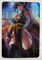 CARTE SEXY GIRL WAIFU BEAUTY MANGA ANIME HOLO Street Fighter Chun Li - Autres & Non Classés