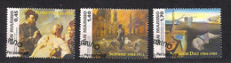 San Marino Saint-Marin 2004 Yvertn° 1965-1967 (°) Oblitéré Used Cote  9 € Tableaux De Peintres Célèbres - Usados