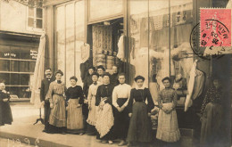 Avranches * Carte Photo 1907 * Devanture L. CHAIRAY Au Bon Marché * Commerce Magasin Mode Tissus Nouveautés - Avranches