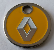 Jeton De Caddie - Automobile - RENAULT - DAB Assistance 24/24 - En Métal - - Trolley Token/Shopping Trolley Chip