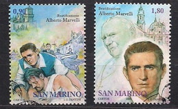 San Marino Saint-Marin 2005 Yvertn° 1983-1984 (°) Oblitéré Used Cote 6,50  € Alberto Marvelli - Usati