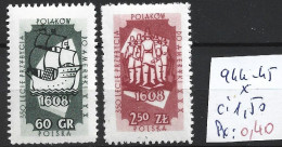 POLOGNE 944-45 * Côte 1.50 € - Neufs