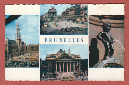 CP EUROPE BELGIQUE BRUXELLES MV 124 Multi-Vues - Cartas Panorámicas