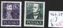 POLOGNE 944-48 * Côte 1 € - Unused Stamps