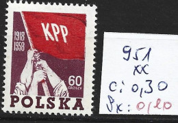 POLOGNE 951 ** Côte 0.30 € - Unused Stamps