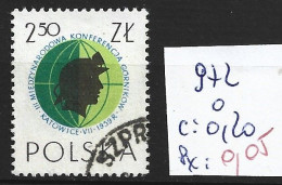 POLOGNE 972 Oblitéré Côte 0.20 € - Gebraucht