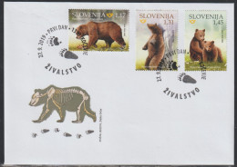 Slovenia, 2019, Bears, Set, FDC - Orsi