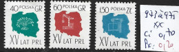 POLOGNE 973 à 75 ** Côte 0.70 € - Unused Stamps