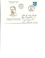 Romania-Occasional Env,1990-The First Philatelic Salon Of The People Of Iași-G.Musicescu,Romanian Composer And Conductor - Poststempel (Marcophilie)