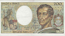 Billet 200 Francs 1986 - Otros & Sin Clasificación