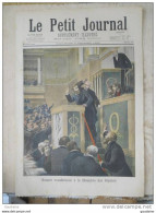 LE PETIT JOURNAL N°377 - 6 FEVRIER 1898 - CHAMBRE DES DEPUTES - EMEUTES A ALGER - 1850 - 1899