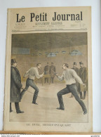 LE PETIT JOURNAL N°383 - 20 MARS 1898 - DUEL HENRY-PICQUART ESCRIME - PRINCE DE GALLES AUX CHANTIERS  L'EXPOSITION 1900 - 1850 - 1899