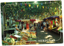 CPM       34    SERIGNAN     1991    LE MARCHE    -  FRUITS ET LEGUMES - Mercati