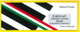 ITALIA 2020 NEW BOOKLET JUVENTUS CAMPIONE ITALIA CON CODICE BARRE NUMERATO 021 - Postzegelboekjes