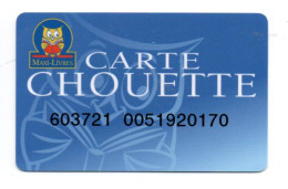 Carte Fidélité  Chouette Magnétique France  Card  (salon 571) - Carta Di Fedeltà E Regalo