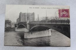 Delcampe - Saint Denis, Le Pont Reliant à L'ile Saint Denis, Seine Saint Denis 93 - Saint Denis