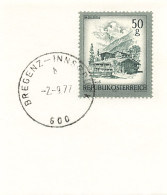 Bahnpost (R.P.O./T.P.O) Bregenz-Innsbruck [Ausschnitt] (BP4184) - Cartas & Documentos