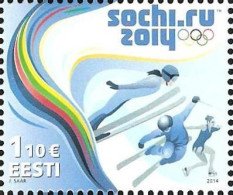 Estonia 2014 XXII Winter Olympic Games In Sochi Stamp MNH - Inverno 2014: Sotchi