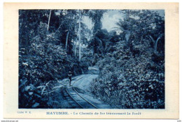 MAYUMBE - Le Chemin De Fer Traversant La Foret  - CONGO BELGE  ( Afrique ) - Congo Belge