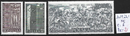 POLOGNE 1039 à 41 ** Côte 6 € - Ungebraucht