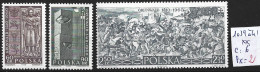 POLOGNE 1039 à 41 ** Côte 6 € - Unused Stamps