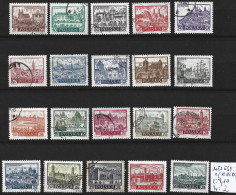 POLOGNE 1052 à 69 Oblitérés ( 1068-69 : ** ) Côte 8.10 € - Gebraucht