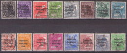 SBZ - Sowjetische Zone - 1948 Mi 182-197  USED - Usados