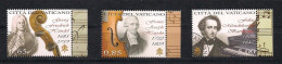 Vatican Vatikaanstad 2009 Yvertn° 1507-1509 (°) Oblitéré Used Cote 19,50 Euro Journée De La Musique - Used Stamps