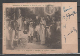 Napoleone E La Regina Di Prussia A Tilsitt - Centenario Di Marengo 1800-1900 (con Medaglia Commemorativa)     (c381) - Andere Kriege